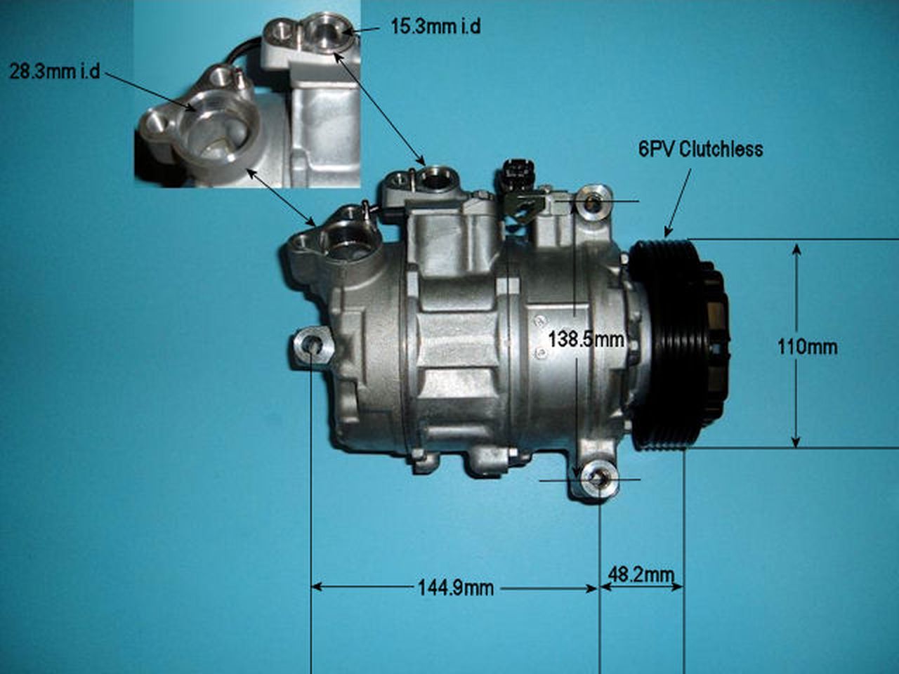 Aircon Compressor Genuine OE DENSO – AutoAir 14-9751