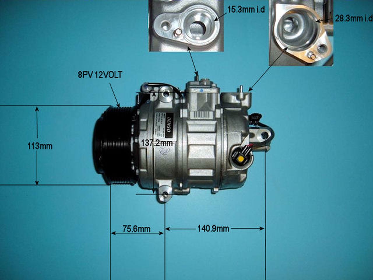 Aircon Compressor Genuine OE DENSO – AutoAir 14-9754