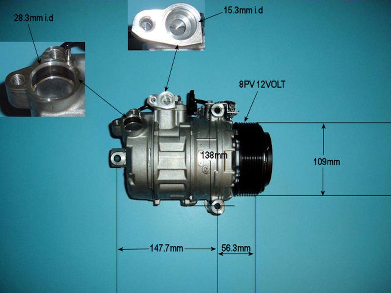 Aircon Compressor Genuine OE DENSO – AutoAir 14-9755