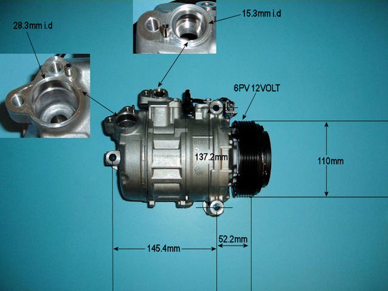 Aircon Compressor Genuine OE DENSO – AutoAir 14-9756