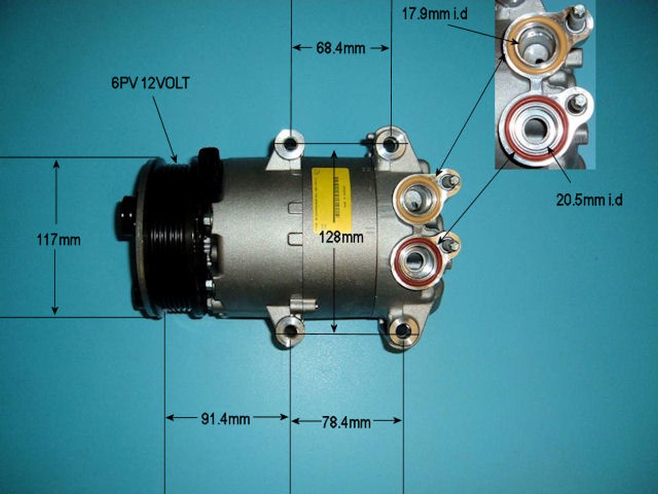 Aircon Compressor Genuine OE VISTEON – AutoAir 14-9763