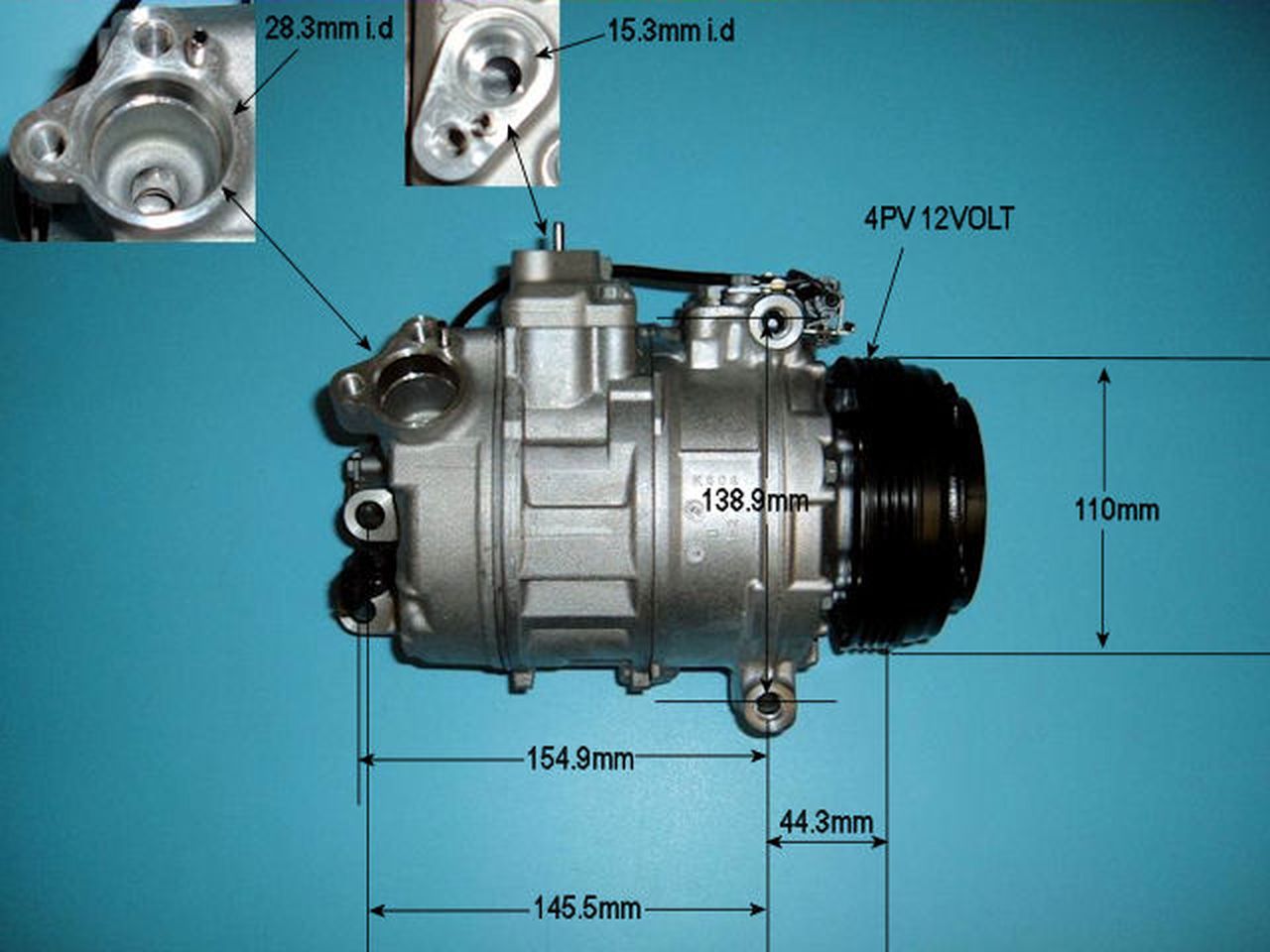 Aircon Compressor Genuine OE DENSO – AutoAir 14-9767