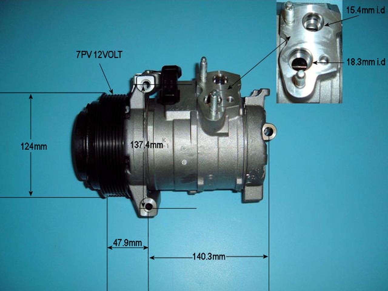 Aircon Compressor Genuine OE DENSO – AutoAir 14-9771