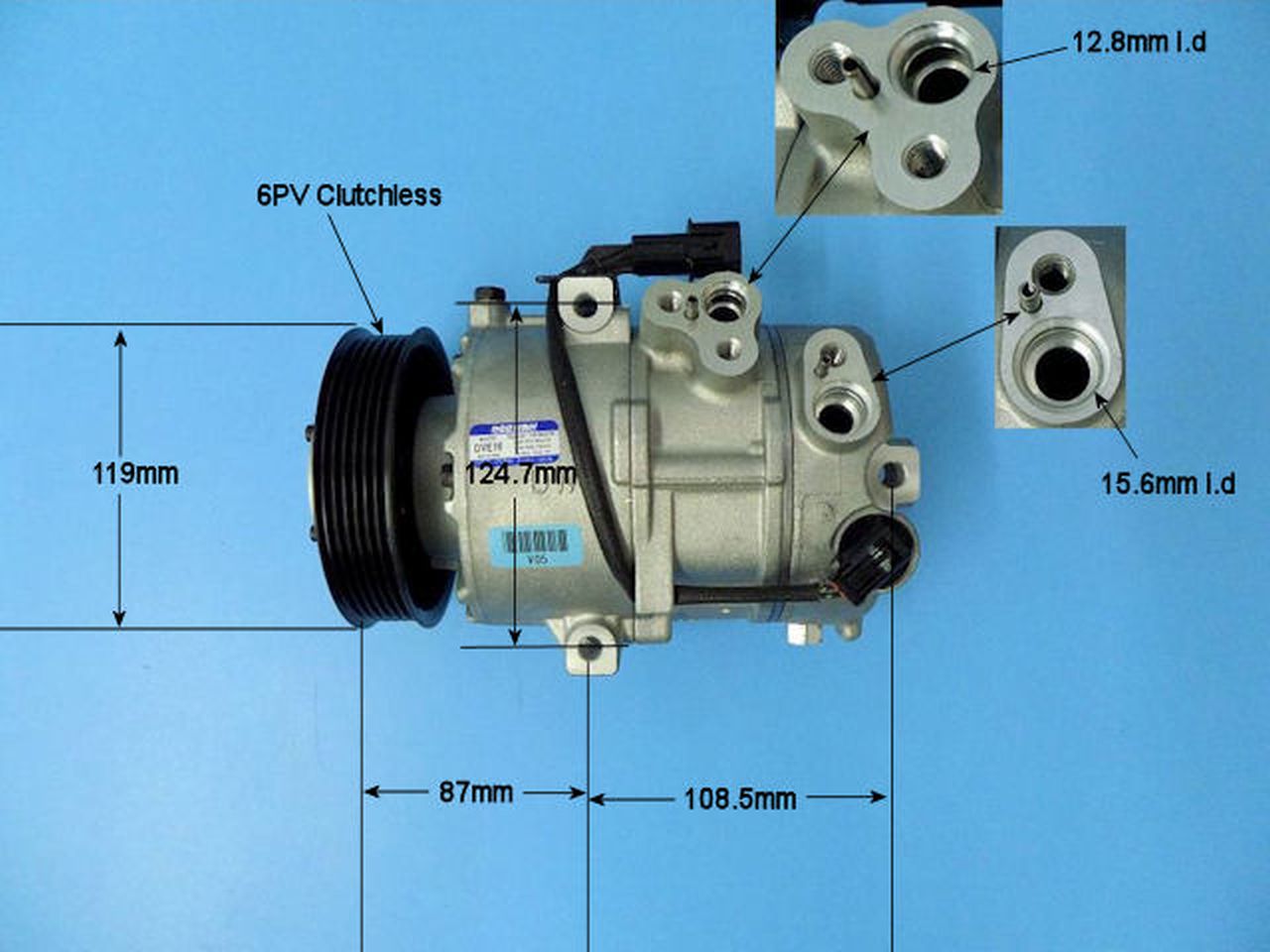 Aircon Compressor Genuine OE DOOWON – AutoAir 14-9777