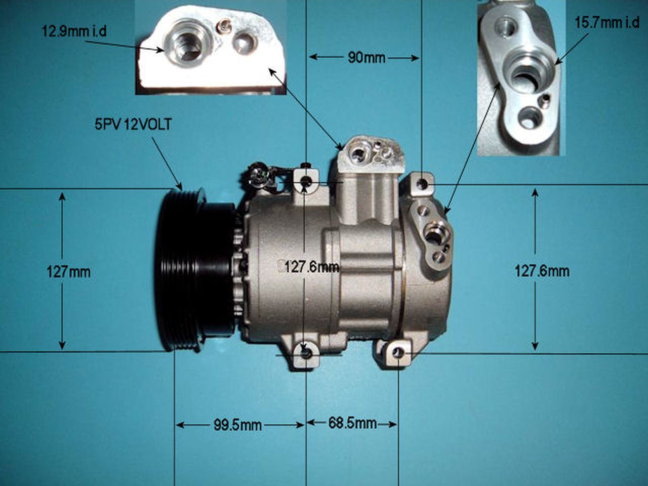 Aircon Compressor Genuine OE DOOWON – AutoAir 14-9781