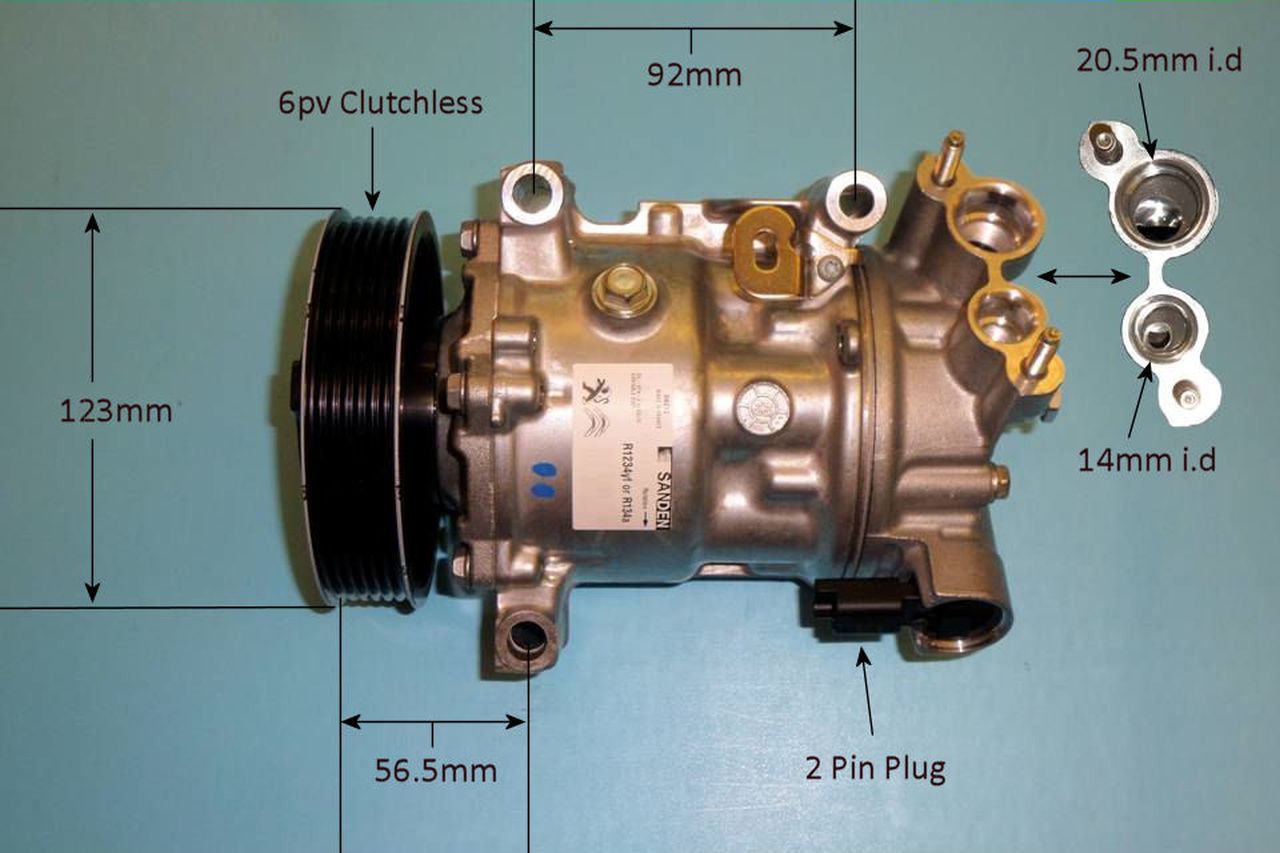Aircon Compressor Genuine OE – AutoAir 14-9786