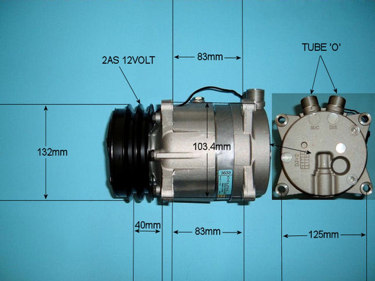 Aircon Compressor Genuine OE – AutoAir SSP015122