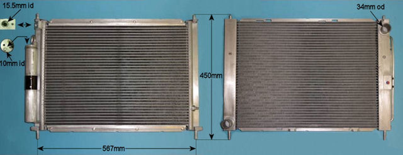 AutoAir Radiator/Condenser Cooling Module 16-1433