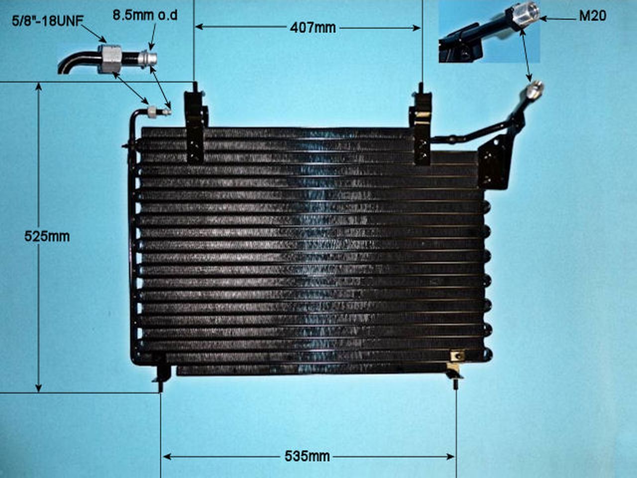 Aircon Condenser – AutoAir 16-2042