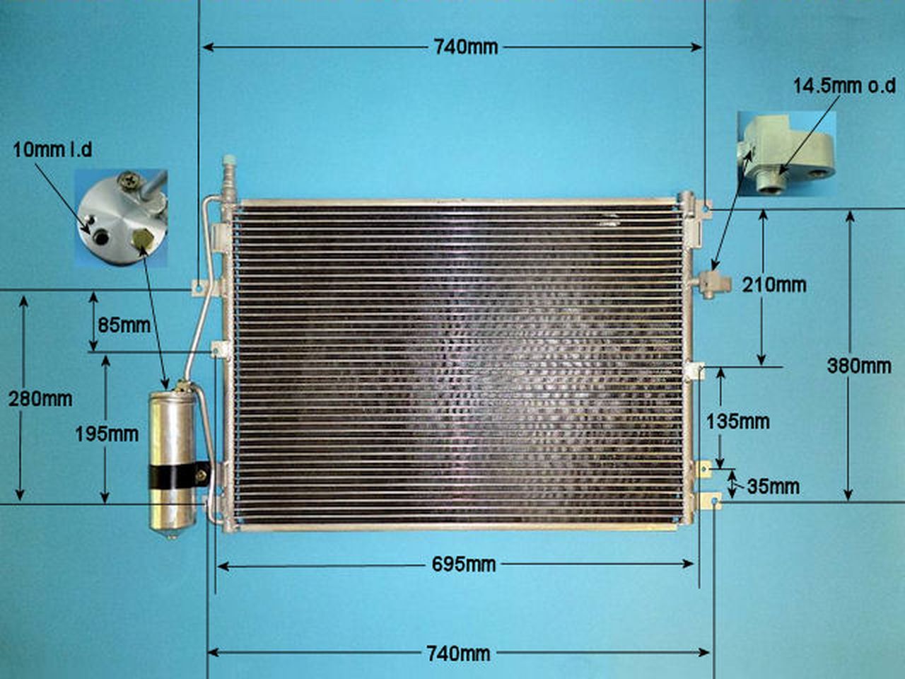 Aircon Condenser – AutoAir 16-6555