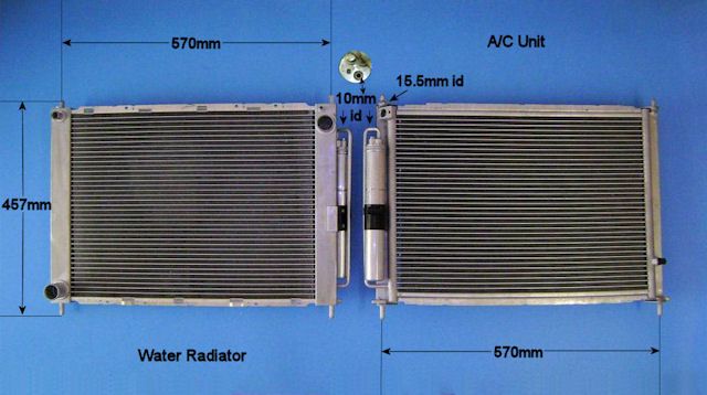 Auto Air Radiator/Condenser Cooling Module – 16-9124A