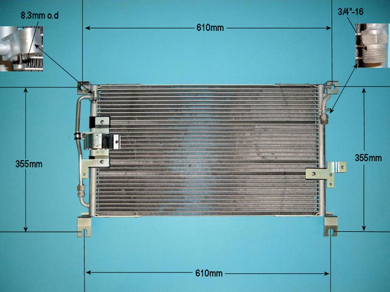Condenser, air conditioning [16-9808]
