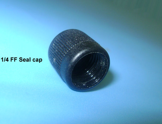 Auto Air 1/4 FF SEAL CAP PLASTIC – 41-1057