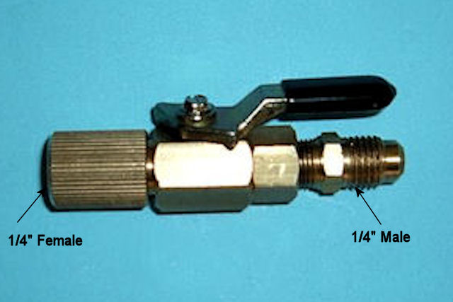 Auto Air 1/4 X 1/4 SERVICE VALVE – 42-AAG1001