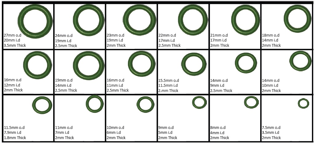 Auto Air Universal 250 Piece O-Ring Kit – 43-AAG0357