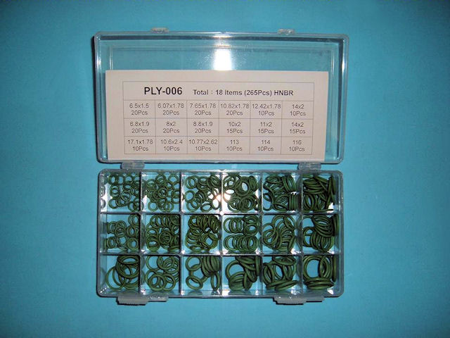 Auto Air Universal 250 Piece O-Ring Kit – 43-AAG0357