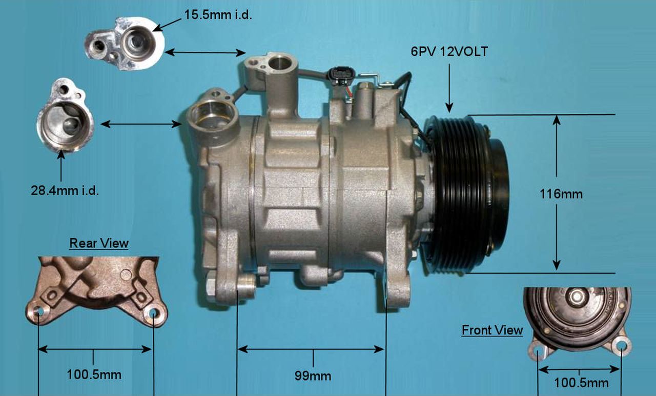Aircon Compressor Aftermarket Quality – AutoAir 14-0089P