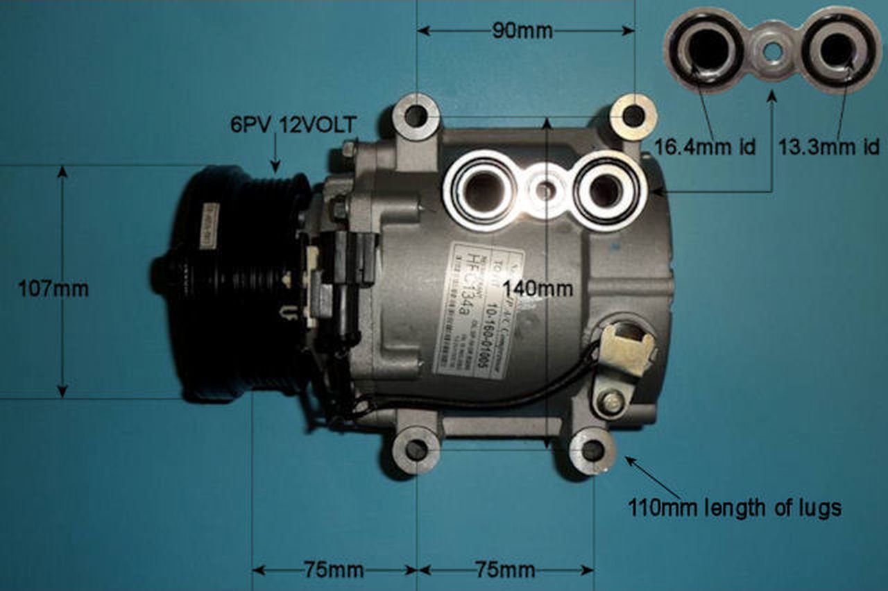 Aircon Compressor Aftermarket Quality – AutoAir 14-1004P
