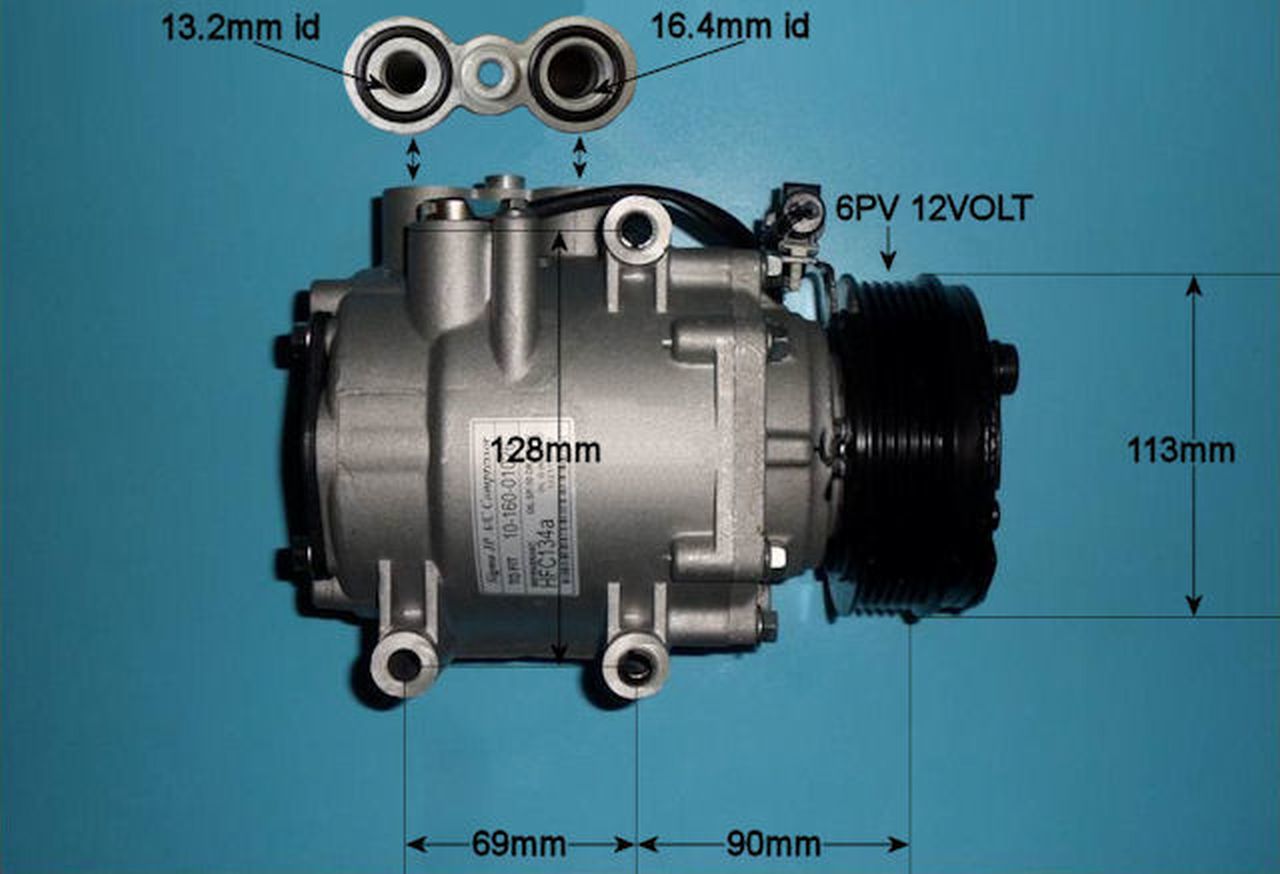 Aircon Compressor Aftermarket Quality – AutoAir 14-1029P