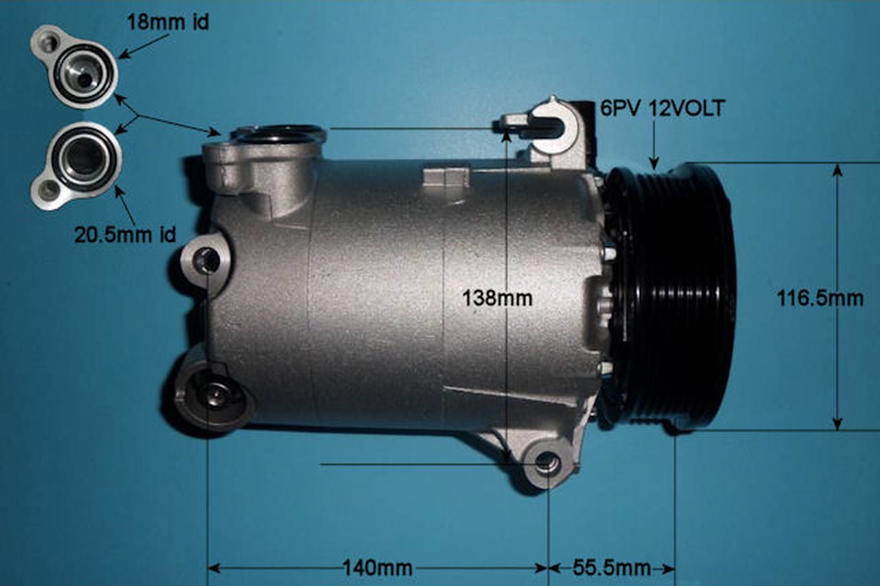 Aircon Compressor Aftermarket Quality – AutoAir 14-1048P