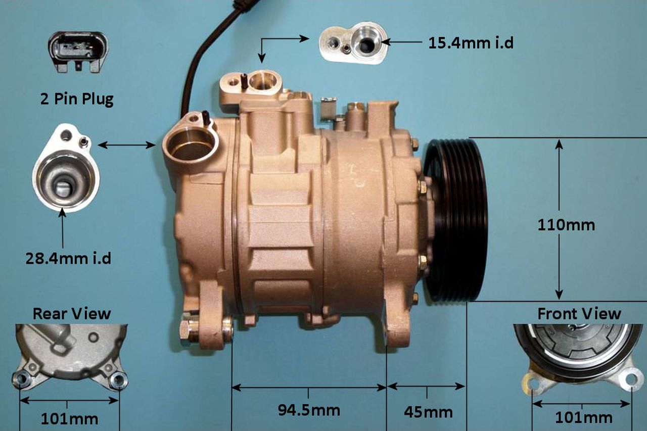 Aircon Compressor Aftermarket Quality – AutoAir 14-1052P