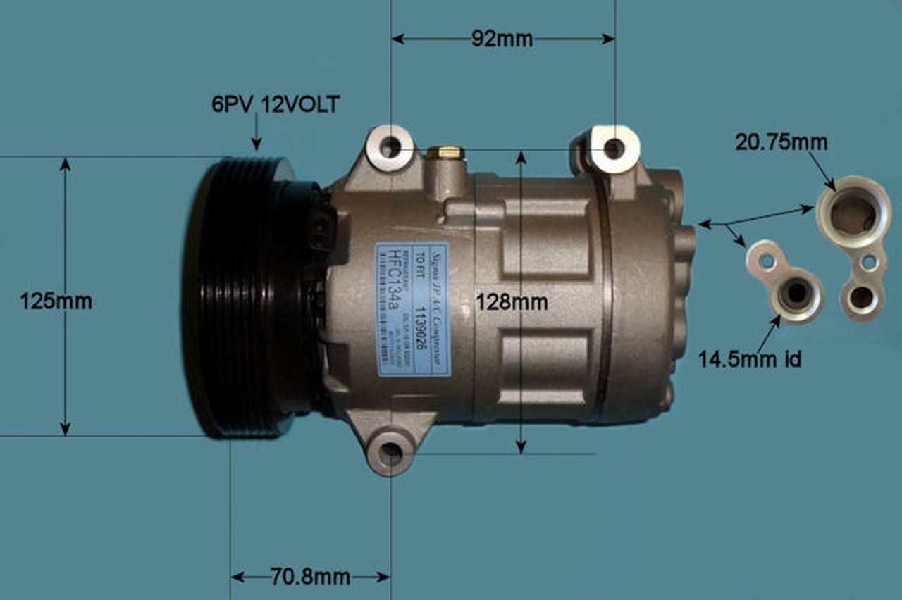 Aircon Compressor Aftermarket Quality – AutoAir 14-1111P