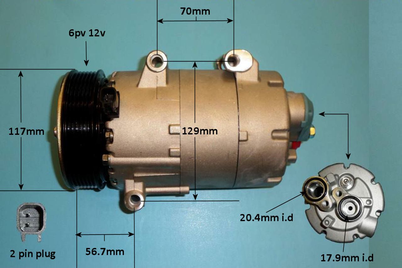 Aircon Compressor Aftermarket Quality – AutoAir 14-1139P