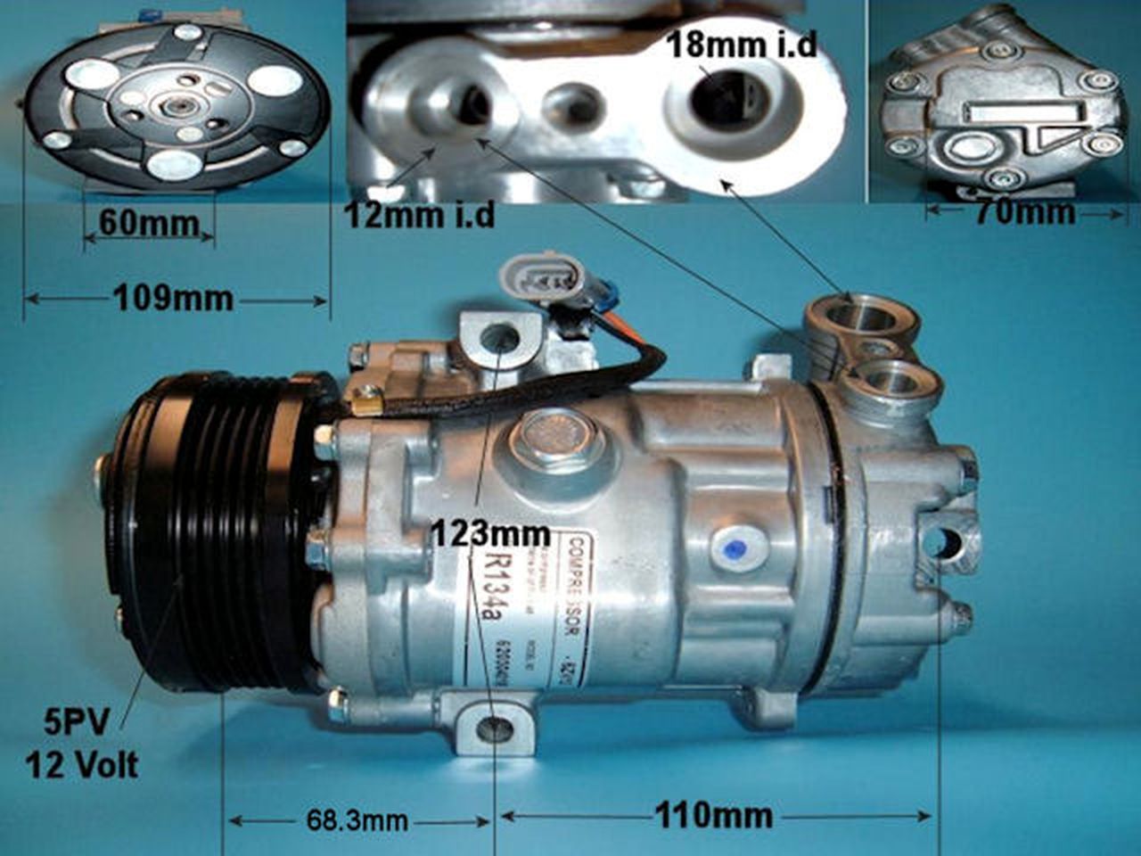 Aircon Compressor Aftermarket Quality – AutoAir 14-1232P
