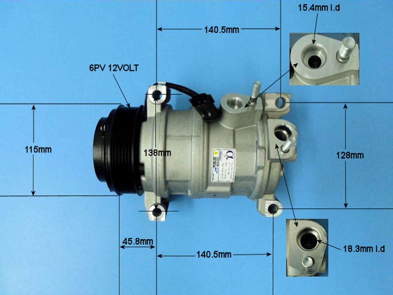 Aircon Compressor Aftermarket Quality – AutoAir 14-1266P