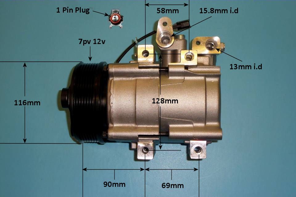 Aircon Compressor Aftermarket Quality – AutoAir 14-1441P