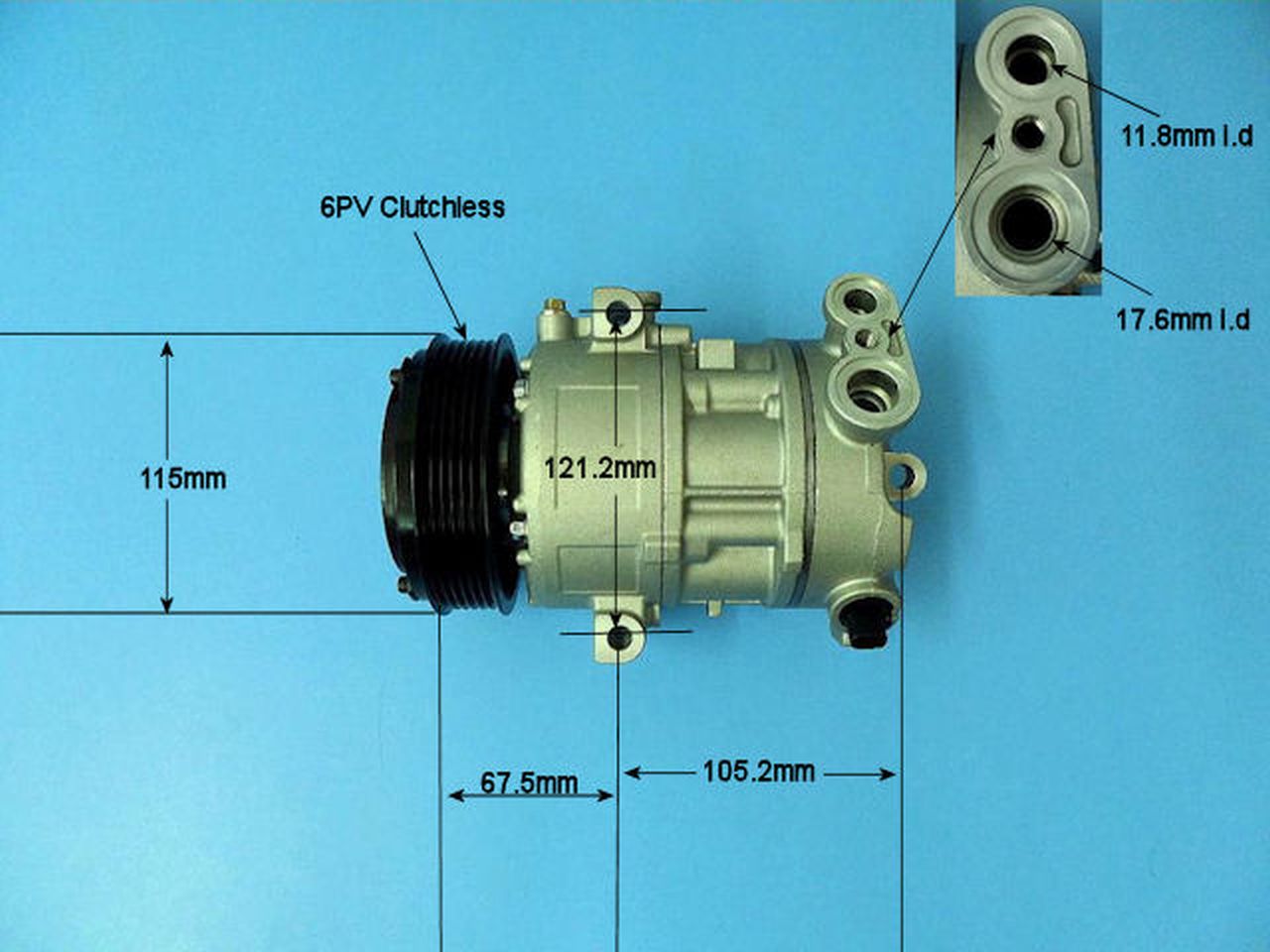 Aircon Compressor Aftermarket Quality – AutoAir 14-1447P