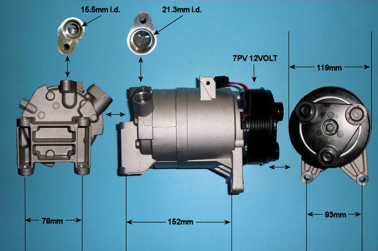 Aircon Compressor Aftermarket Quality – AutoAir 14-1463P