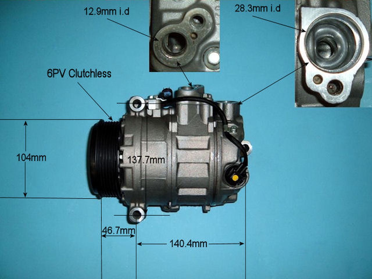 Aircon Compressor Aftermarket Quality – AutoAir 14-6201P