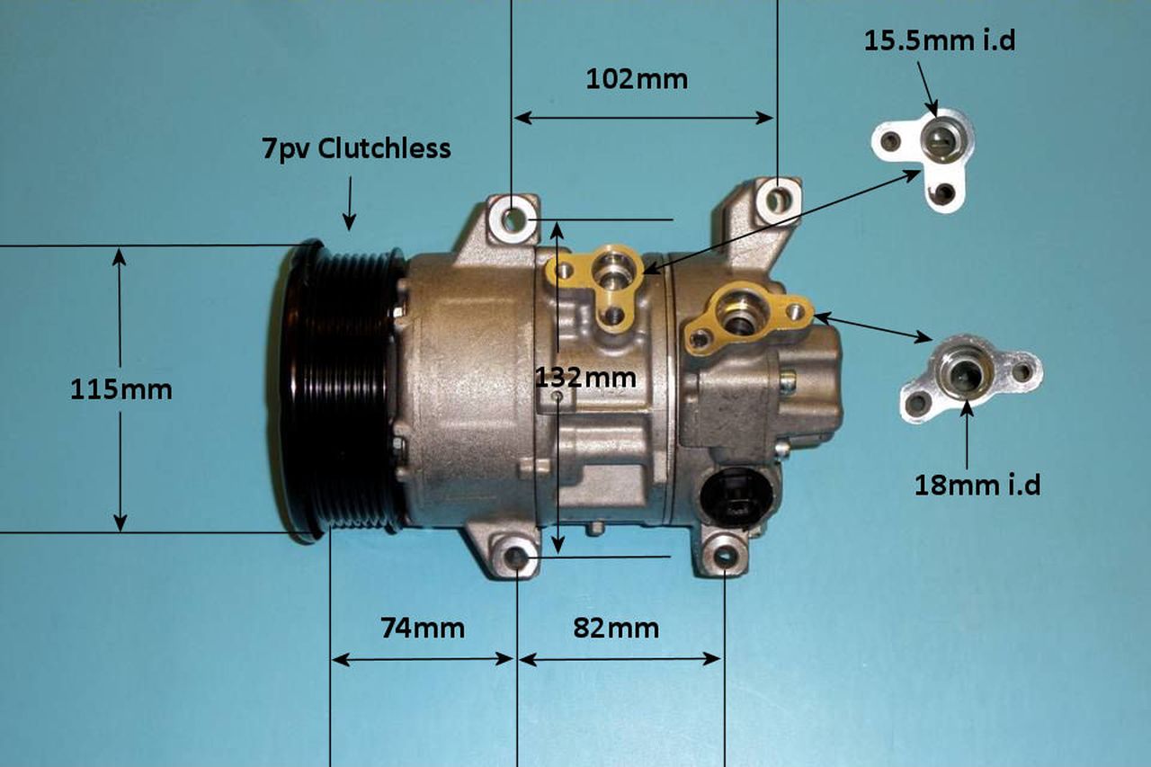 Aircon Compressor Aftermarket Quality – AutoAir 14-6208P