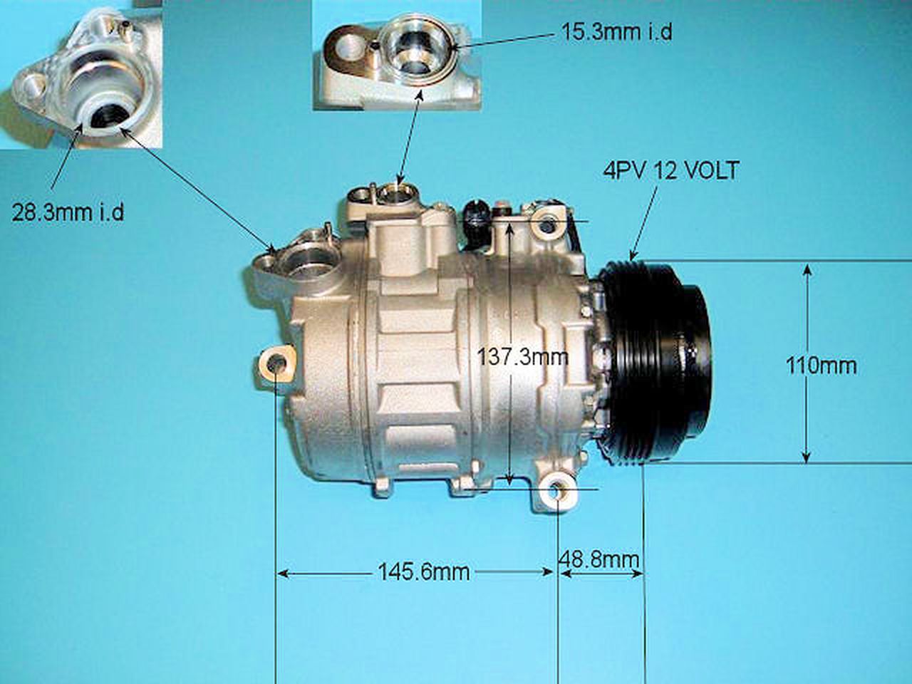 Aircon Compressor Aftermarket Quality – AutoAir 14-6466P