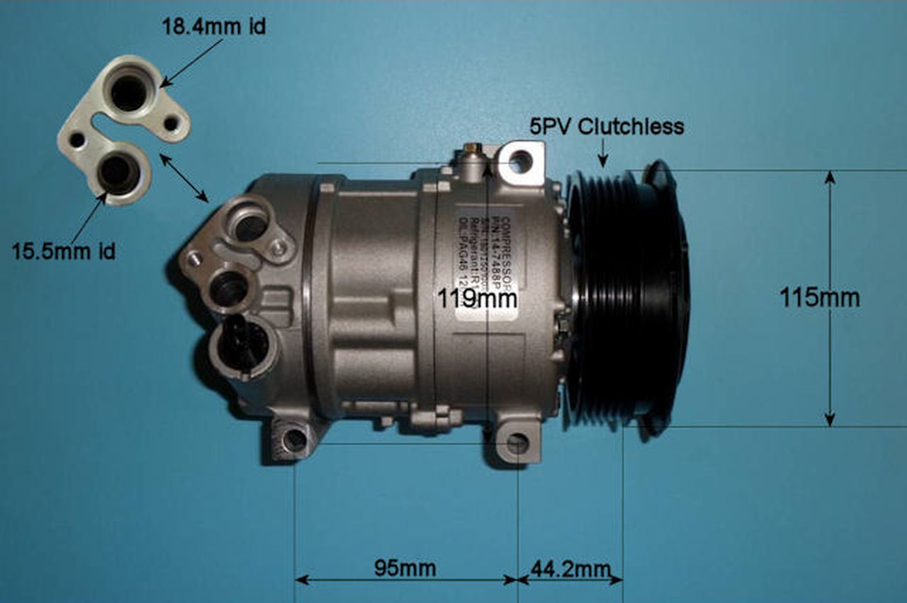 Aircon Compressor Aftermarket Quality – AutoAir 14-7488P