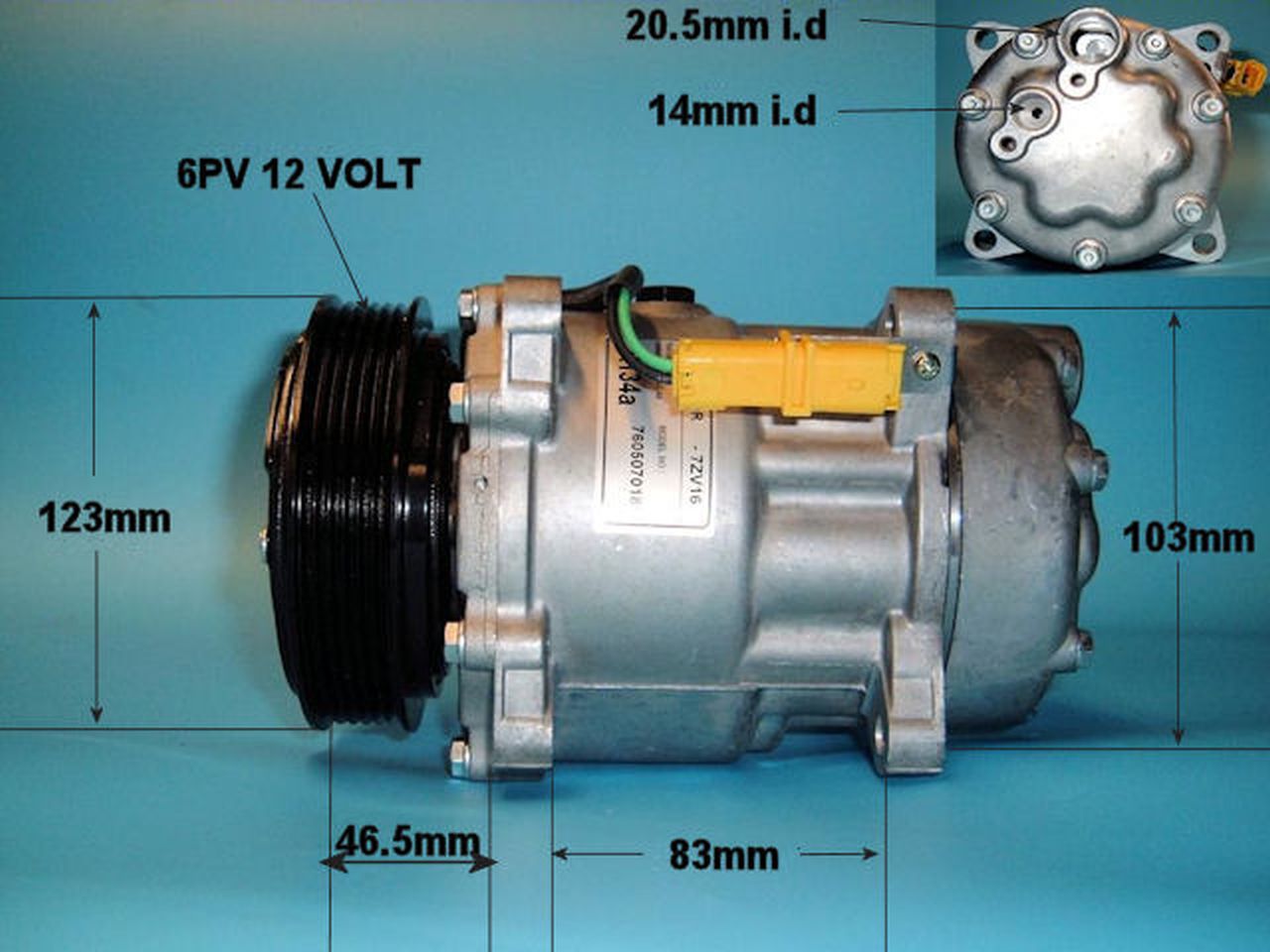 Aircon Compressor Aftermarket Quality – AutoAir 14-7808P