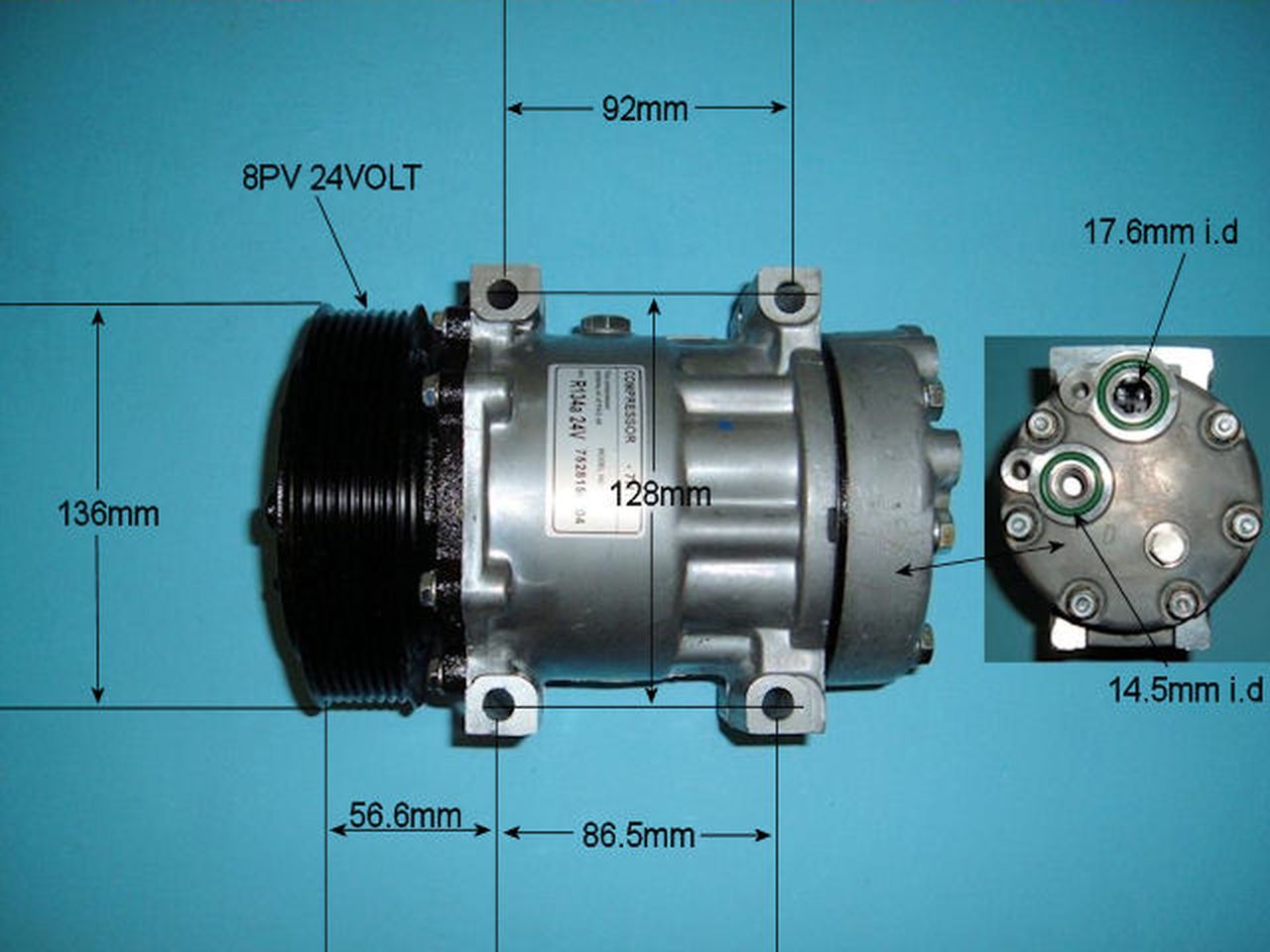 Aircon Compressor Aftermarket Quality – AutoAir 14-8044P
