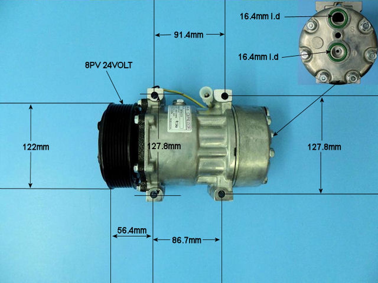 Aircon Compressor Aftermarket Quality – AutoAir 14-8215P