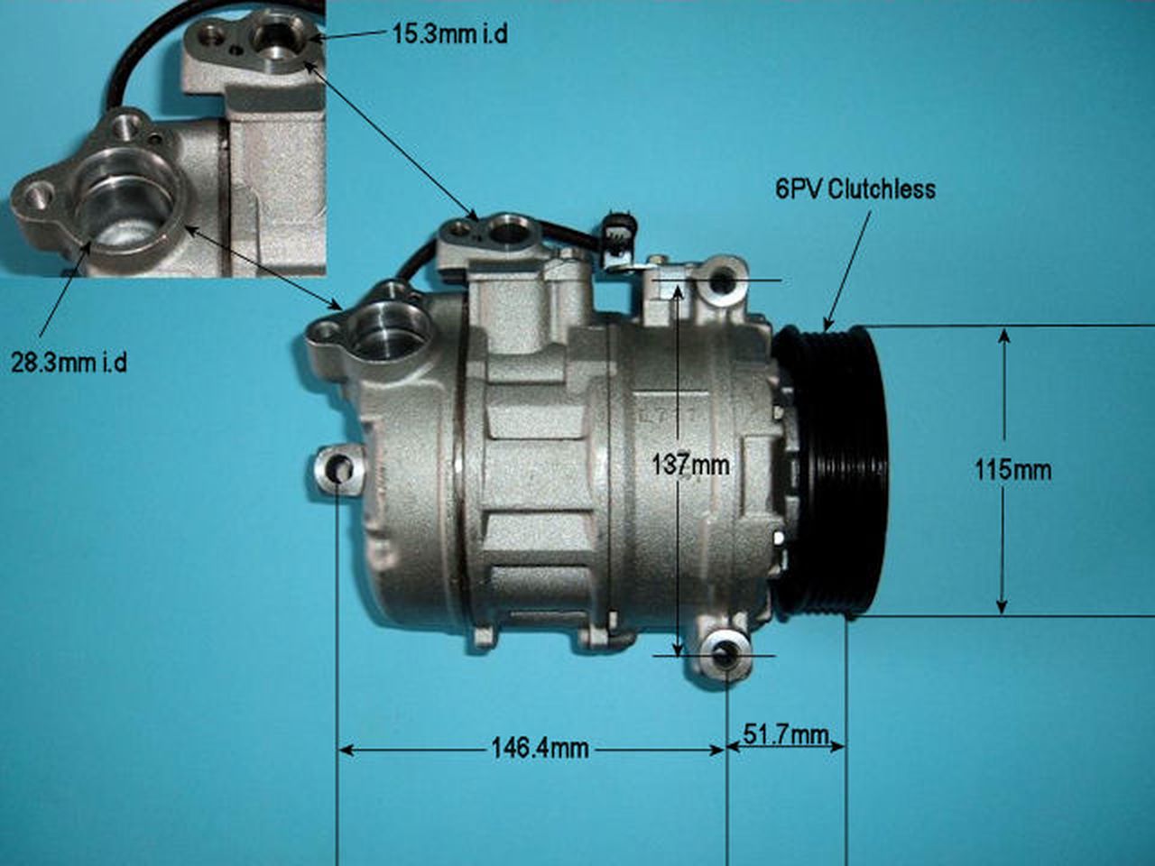 Aircon Compressor Aftermarket Quality – AutoAir 14-9644P
