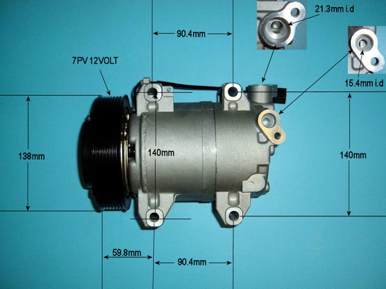 Aircon Compressor Aftermarket Quality – AutoAir 14-9661P