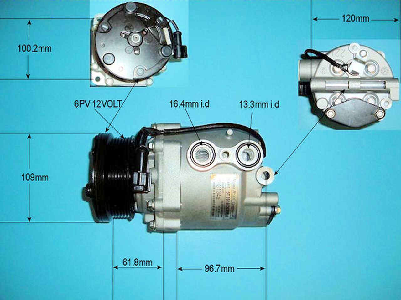 Aircon Compressor Aftermarket Quality – AutoAir 14-9662P