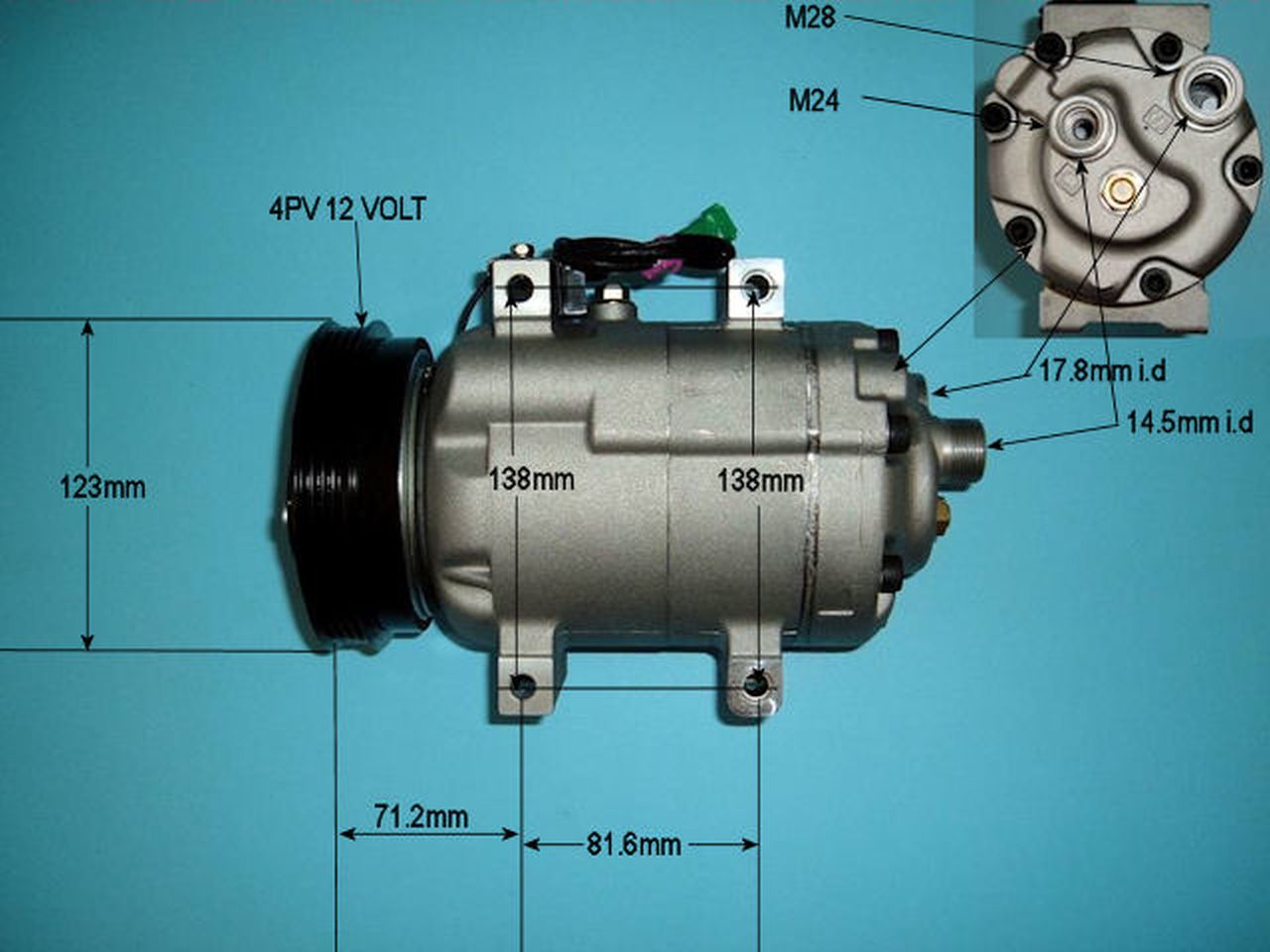 Aircon Compressor Aftermarket Quality – AutoAir 14-9688P