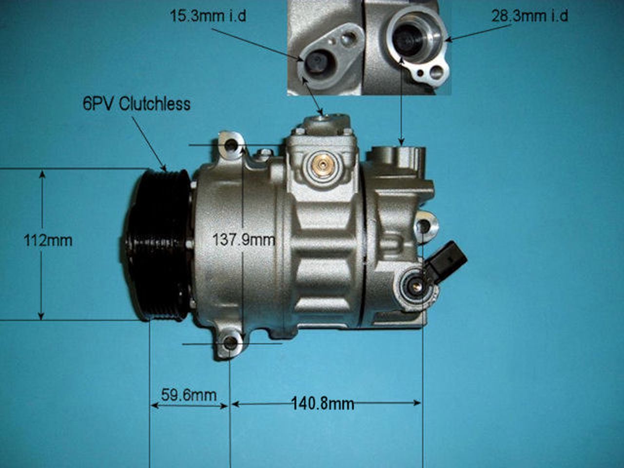 Aircon Compressor Aftermarket Quality – AutoAir 14-9698P