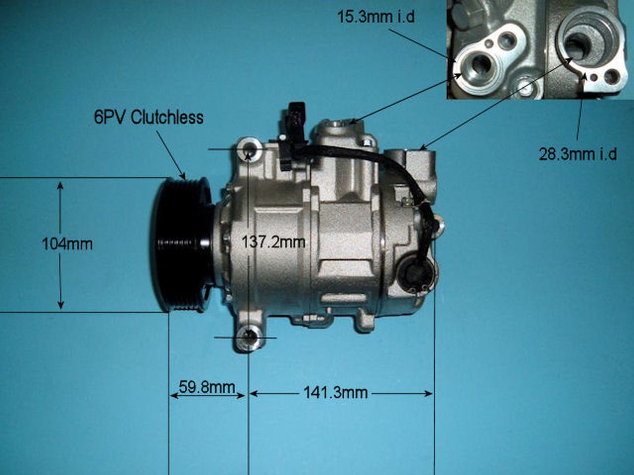 Aircon Compressor Aftermarket Quality – AutoAir 14-9703P