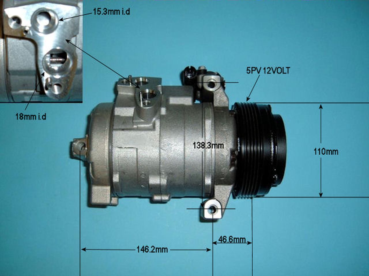 Aircon Compressor Aftermarket Quality – AutoAir 14-9722P