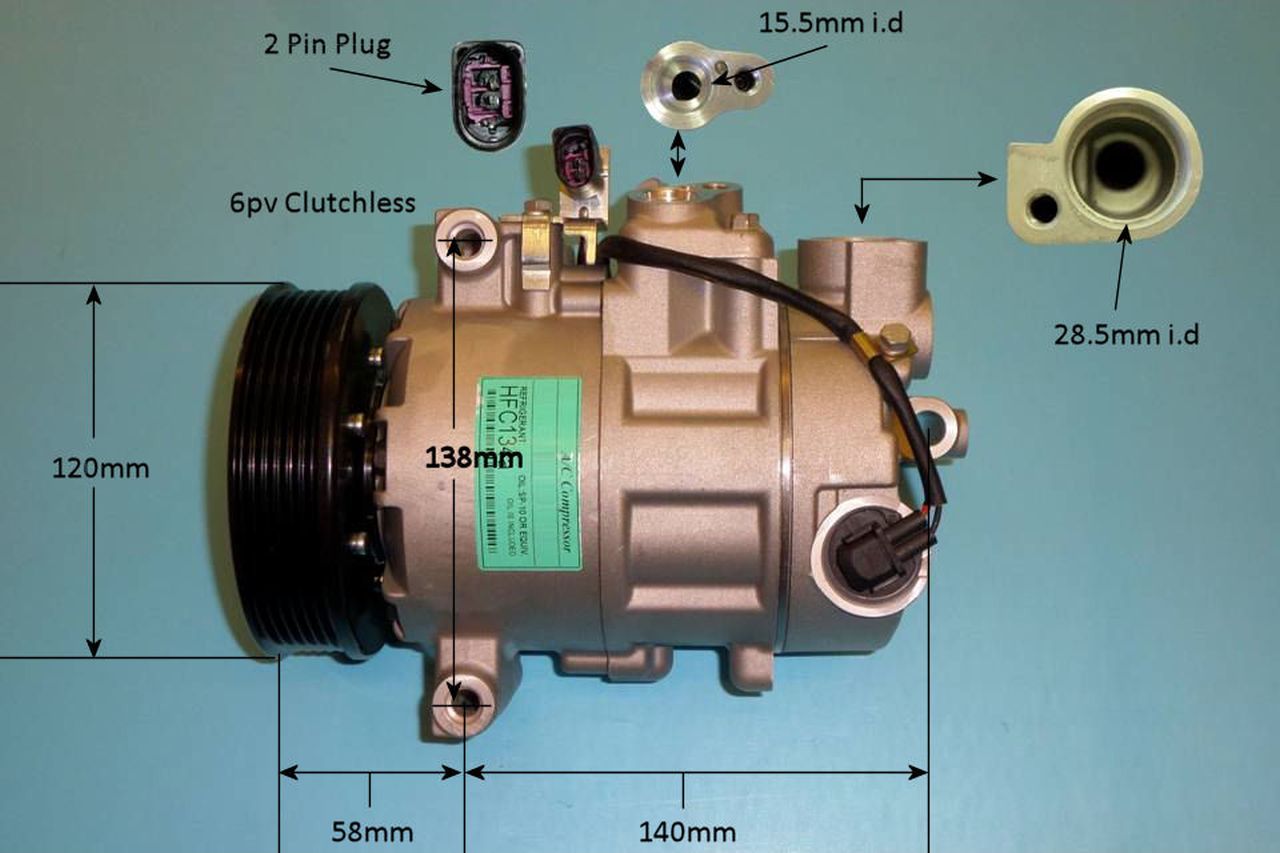 Aircon Compressor Aftermarket Quality – AutoAir 14-9729P
