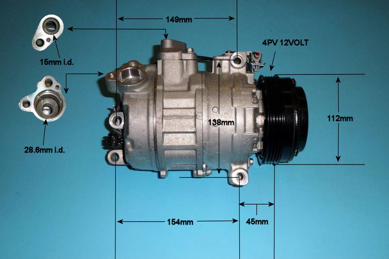 Aircon Compressor Aftermarket Quality – AutoAir 14-9767P