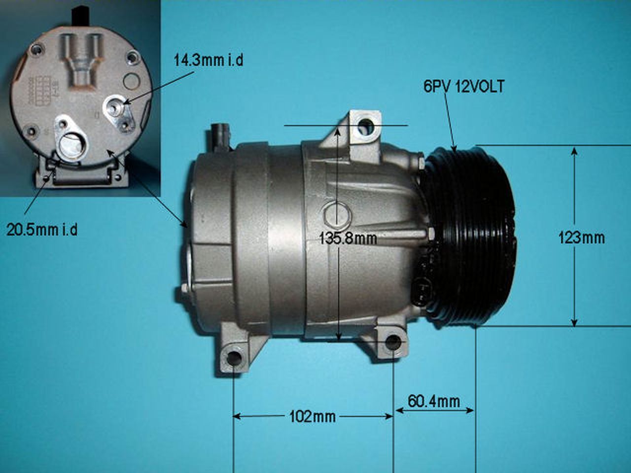 Aircon Compressor – AutoAir 14-1101R