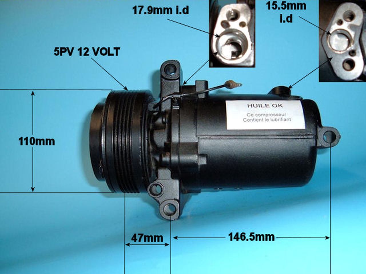 Aircon Compressor (Reman) – AutoAir 14-1167R